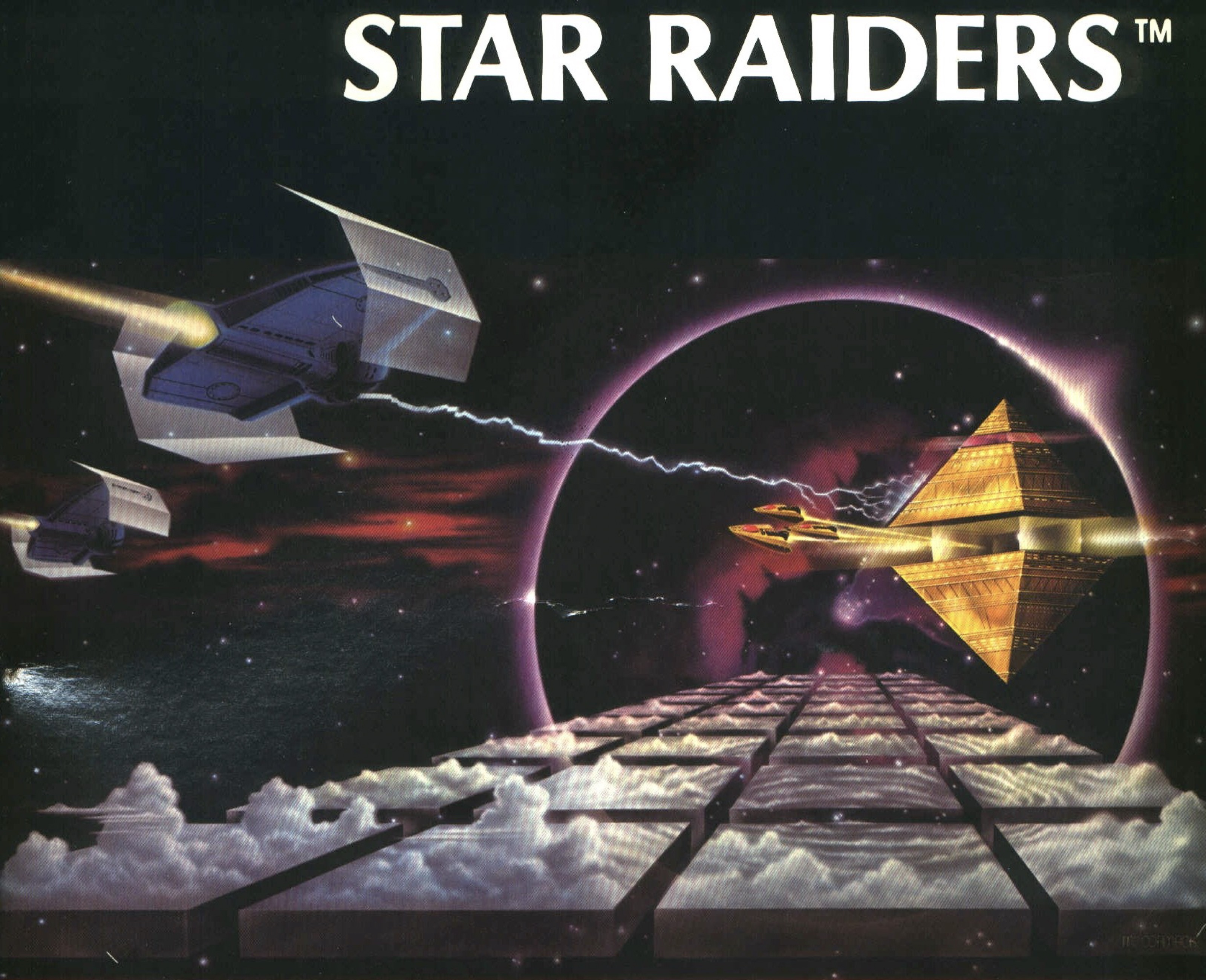Atari Star Raiders game cartridge cover image